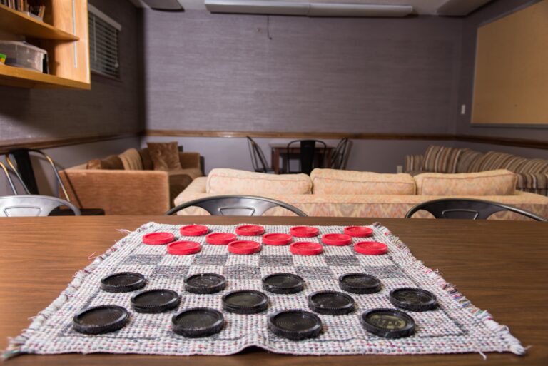 Play some checkers in your down time at our Georgia addiction treatment center