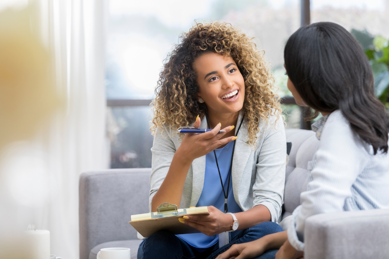 woman speaking with her therapist about what is pure OCD?