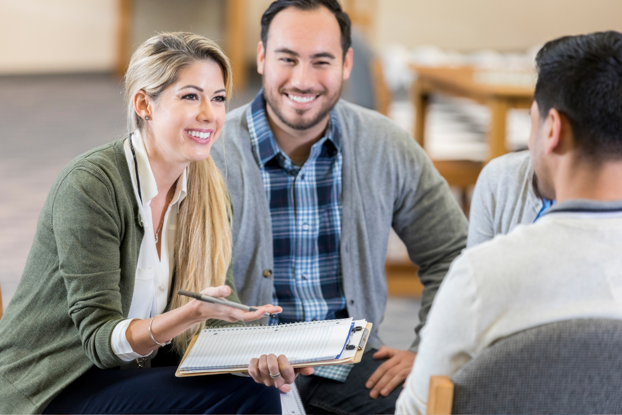 patients speaking in group about borderline personality disorder pain